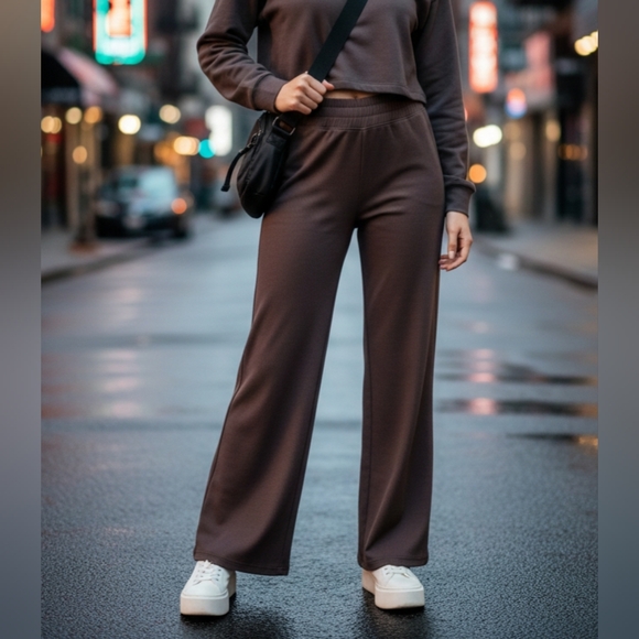 Spyder Pants - Spyder Women's Soft Ribbed Wide Leg Pants NWT